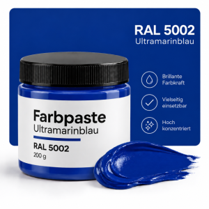 Farbpaste ultramarinblau 200g RAL 5002