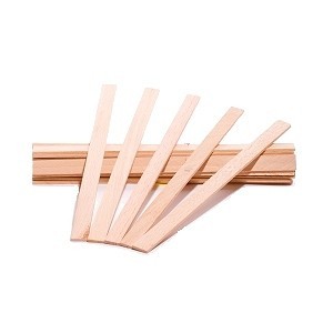Rührstäbchen, 50Stk., Buchenholz 250x15x3mm