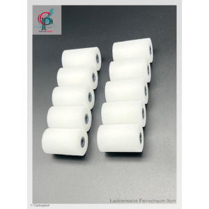 Lackierwalze, Feinschaum, 50 mm, 10 Stück