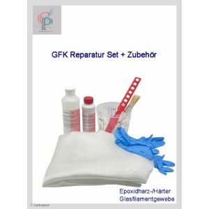 GFK-Reparatur Set + Zubehör