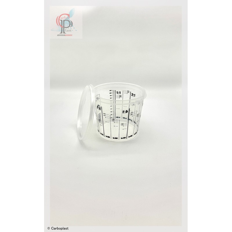 Mischbecher PP 1400ml mit Deckel