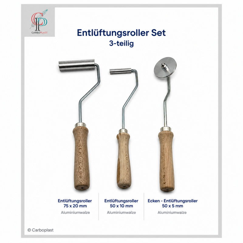 Entlüftungsroller Set – 3-teilig